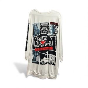 Graphic Long Sleeve Dress